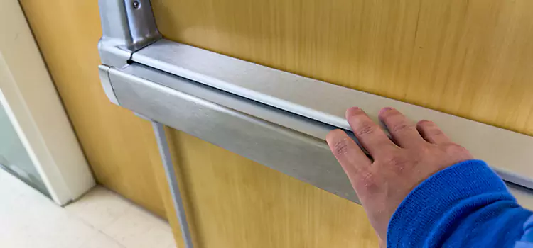 Installing a Push Bar on a Door Schenectady